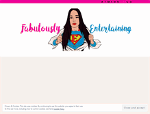 Tablet Screenshot of fabulouslyentertaining.com